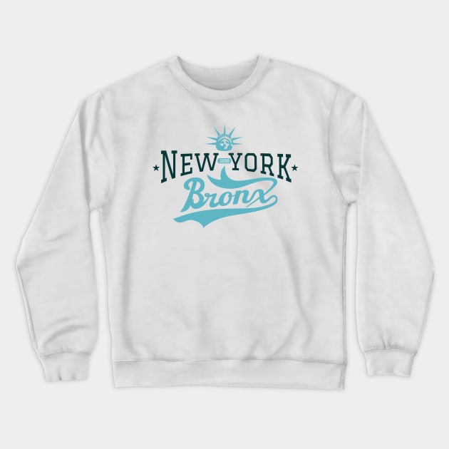 New York Bronx - New York Bronx Schriftzug - Bronx Logo Crewneck Sweatshirt by Boogosh